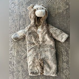 Pottery barn kids monkey costume Halloween 6-12 months